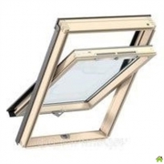 Мансардное окно VELUX PREMIUM дерево 2 камеры GLL 1061B MK08(78*140) ручка снизу