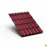 Металлочерепица Stynergy Corundum50 RAL 3005 0,5мм сталь Супермонтеррей 1м2