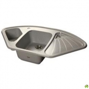 Врезная кухонная мойка GranFest Corner GF-C1040E 103.9х56см искусственный мрамор