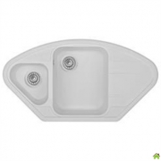 Врезная кухонная мойка Longran Lotus LTG 960.510.15 96х51см искусственный гранит