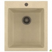 Врезная кухонная мойка Mixline ML-GM14 42х49.5см искусственный мрамор