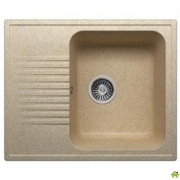 Врезная кухонная мойка Polygran F-07 61х50см искусственный мрамор